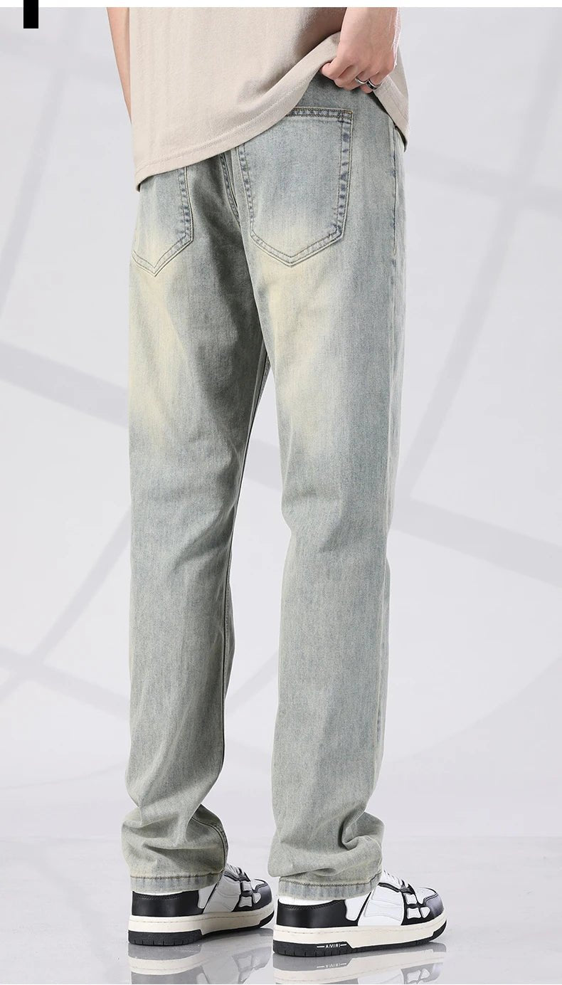 Jeans dritti blu retro estivi per uomo: casual e trendy! - StepByStepNow