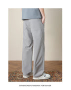 Summer New Outdoor Ice Silk Casual Pants Men Quick Drying Elastic Waist Straight Leg Thin Trousers Male 4XL Brand Clothin - StepByStepNow