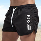Summer Shorts Men Fast Drying Swim Shorts Breathable Net Fast Drying Surf Beach Pants Men's Fitness Pants Elastic Waist Shorts M - StepByStepNow