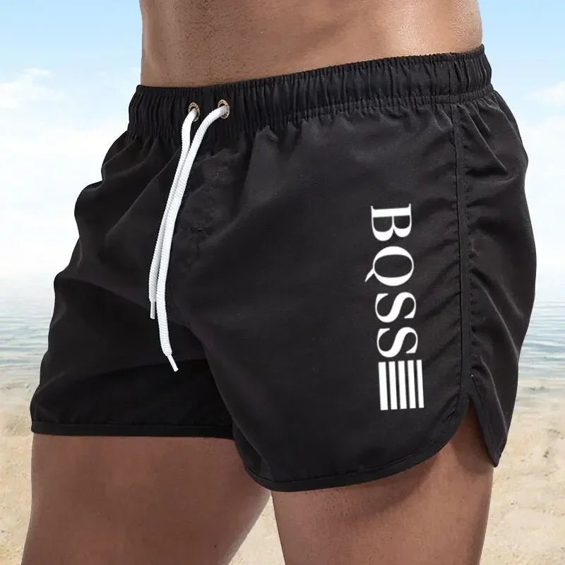 Summer Shorts Men Fast Drying Swim Shorts Breathable Net Fast Drying Surf Beach Pants Men's Fitness Pants Elastic Waist Shorts M - StepByStepNow