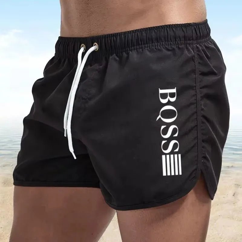Summer Shorts Men Fast Drying Swim Shorts Breathable Net Fast Drying Surf Beach Pants Men's Fitness Pants Elastic Waist Shorts M - StepByStepNow