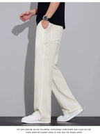 Pantaloni estivi in tessuto leggero e confortevole per uomo: casual da jogging e traspiranti - StepByStepNow