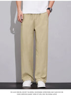 Pantaloni estivi in tessuto leggero e confortevole per uomo: casual da jogging e traspiranti - StepByStepNow