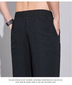 Pantaloni estivi in tessuto leggero e confortevole per uomo: casual da jogging e traspiranti - StepByStepNow