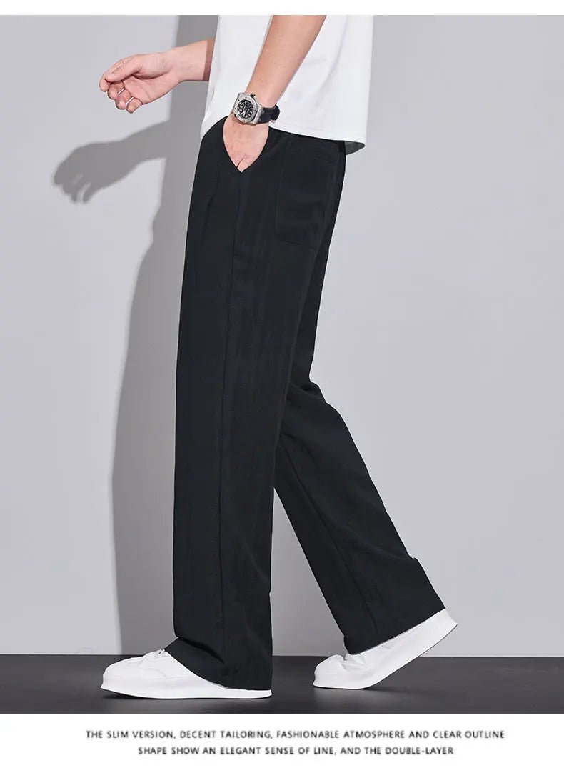 Pantaloni estivi in tessuto leggero e confortevole per uomo: casual da jogging e traspiranti - StepByStepNow
