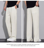 Pantaloni estivi in tessuto leggero e confortevole per uomo: casual da jogging e traspiranti - StepByStepNow