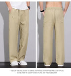 Pantaloni estivi in tessuto leggero e confortevole per uomo: casual da jogging e traspiranti - StepByStepNow