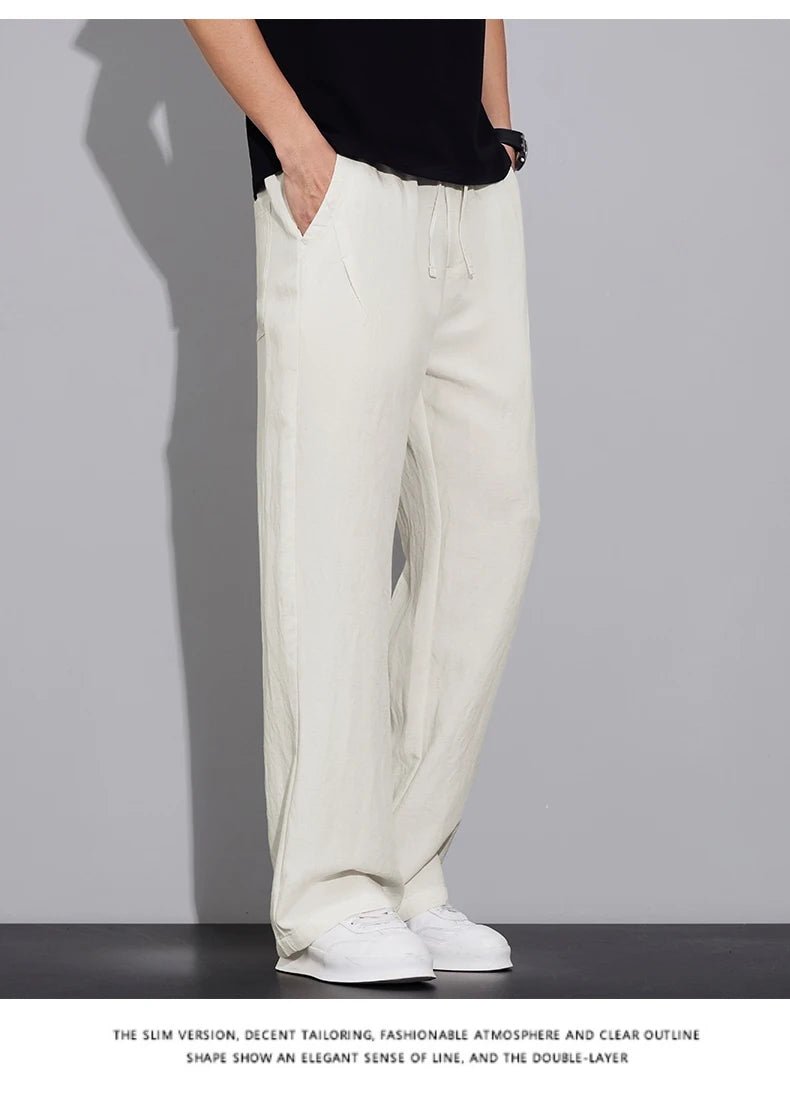 Pantaloni estivi in tessuto leggero e confortevole per uomo: casual da jogging e traspiranti - StepByStepNow