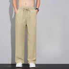 Pantaloni estivi in tessuto leggero e confortevole per uomo: casual da jogging e traspiranti - StepByStepNow