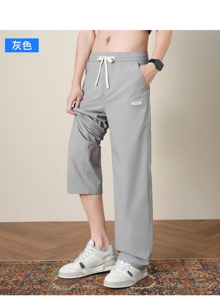 Pantaloni da uomo casual, traspiranti e veloci, ideali per attività all'aperto - StepByStepNow