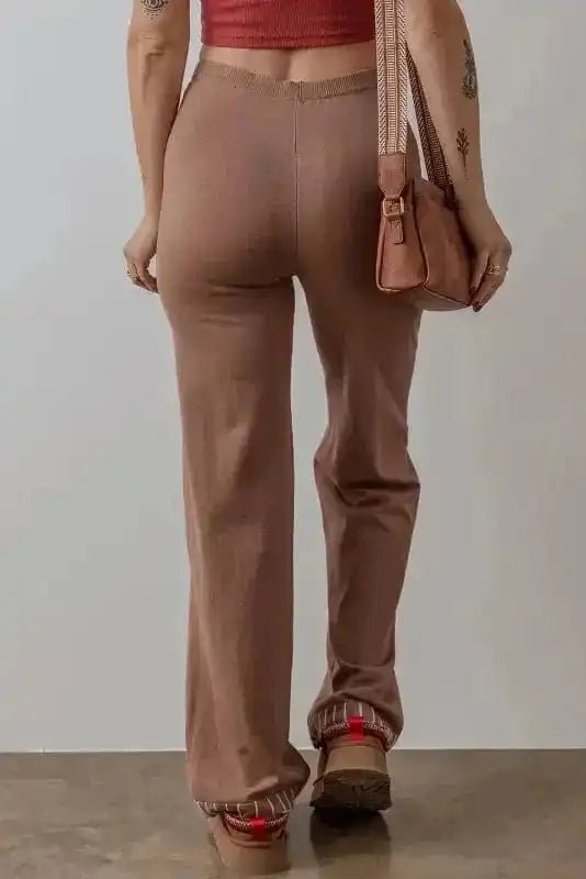 Sunny Stride Knitted Pants - StepByStep