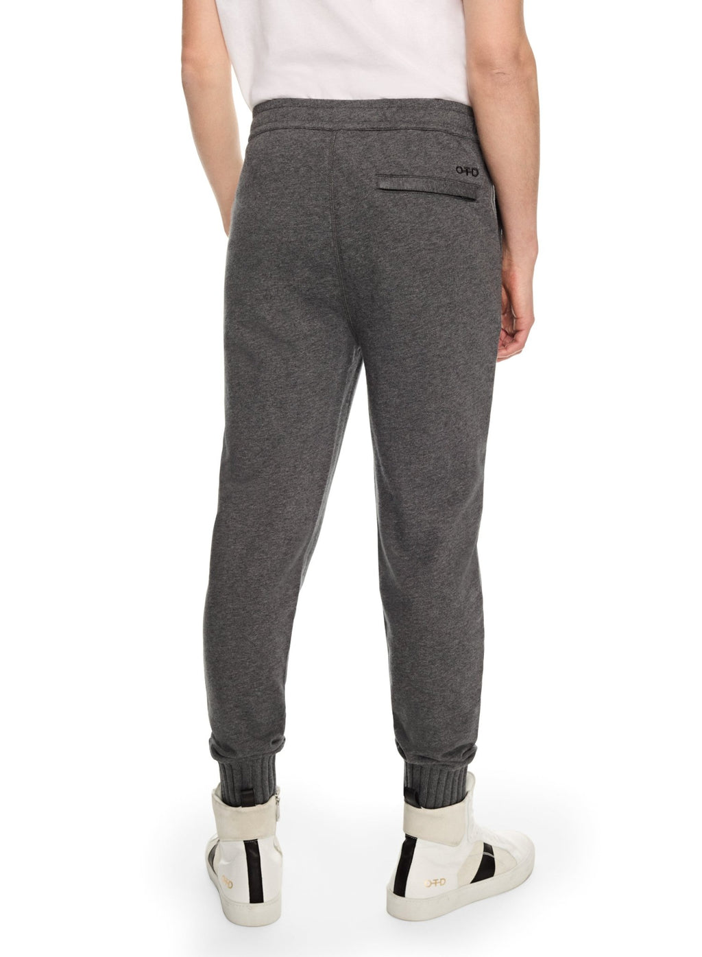 Sweatpant With Sweater - Rib Knit Cuff (Charcoal Heather) - StepByStep