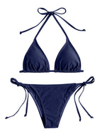 Women’s Blue Triangle Bikini — Image 7