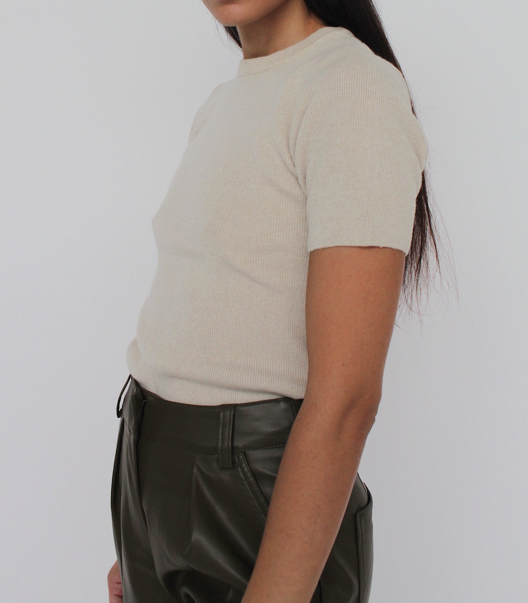 T-Shirt in maglia in misto Cashmere - Alba - StepByStep