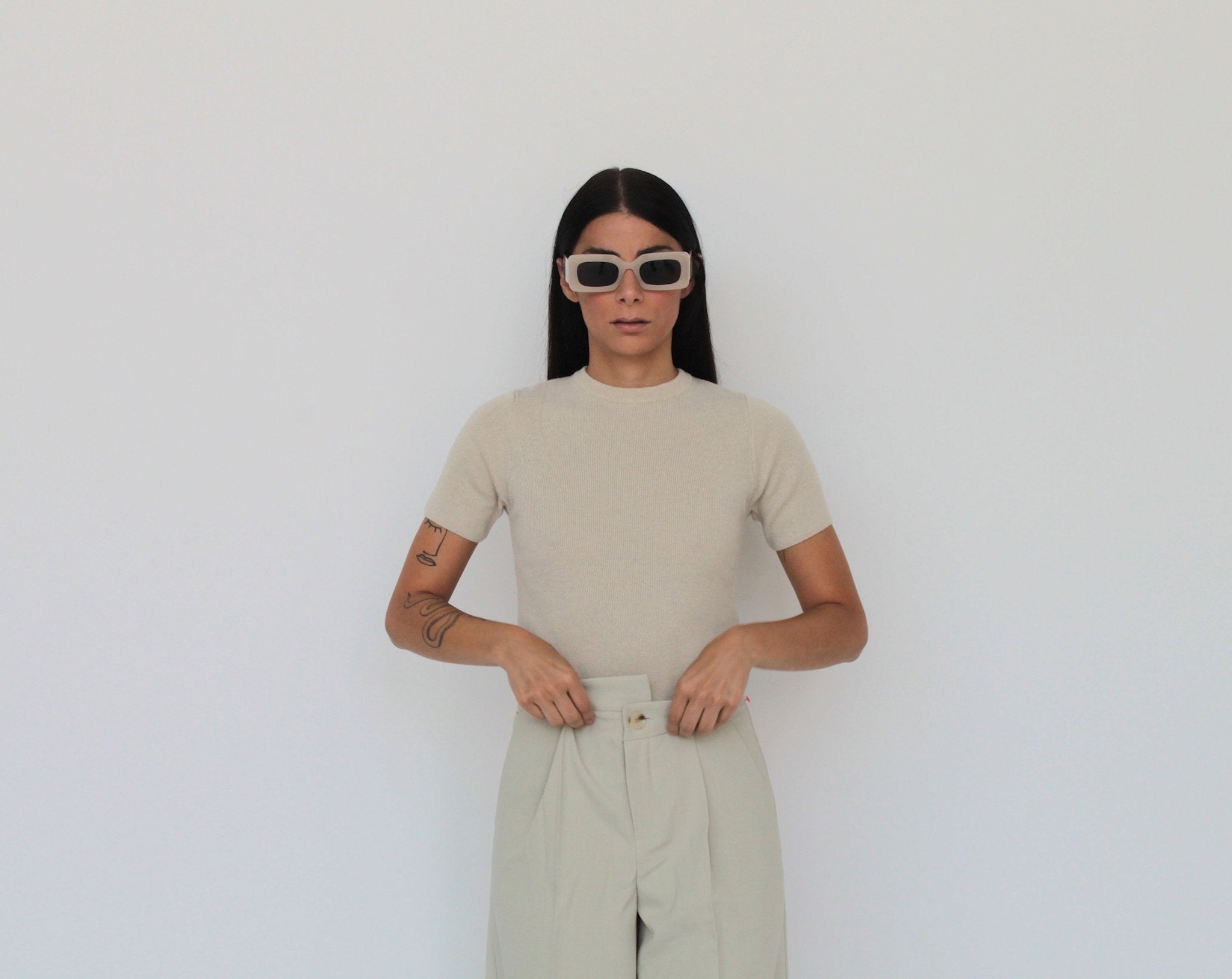 T-Shirt in maglia in misto Cashmere - Alba - StepByStep