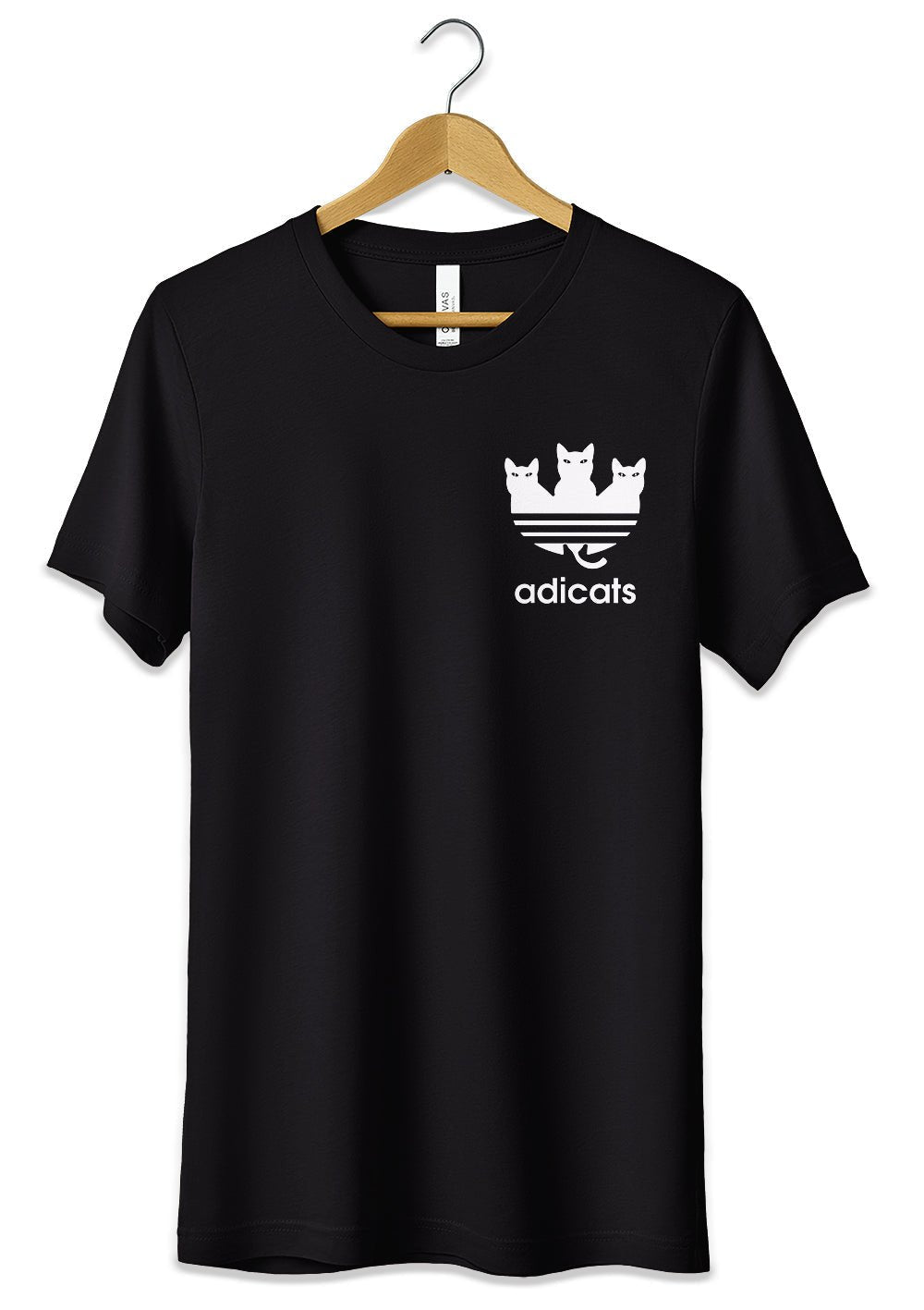 T-Shirt Maglietta Adicats Parodia Gatti Divertente Adidas - StepByStep