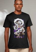 T-Shirt Maglietta Anime Monkey D Luffy Rubber Gear 5 One Piece - StepByStep