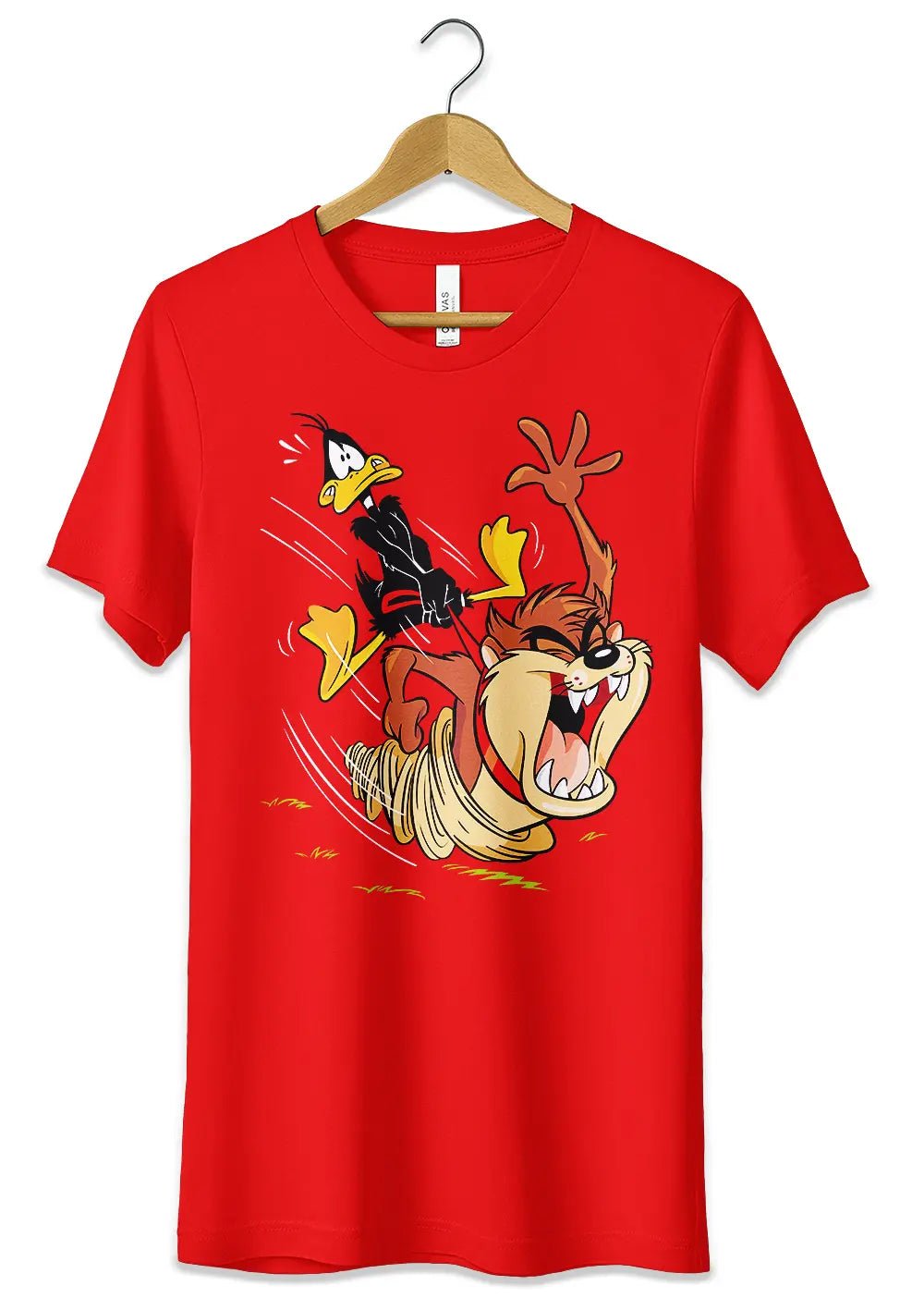 T-Shirt Maglietta Daffy Duck Vs. Taz - StepByStep