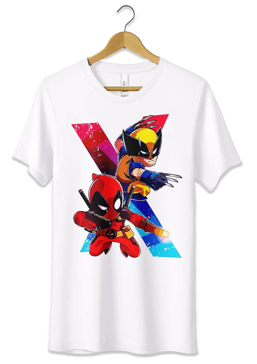 T-Shirt Maglietta Deadpool e Wolverine Film Supereroi - StepByStep