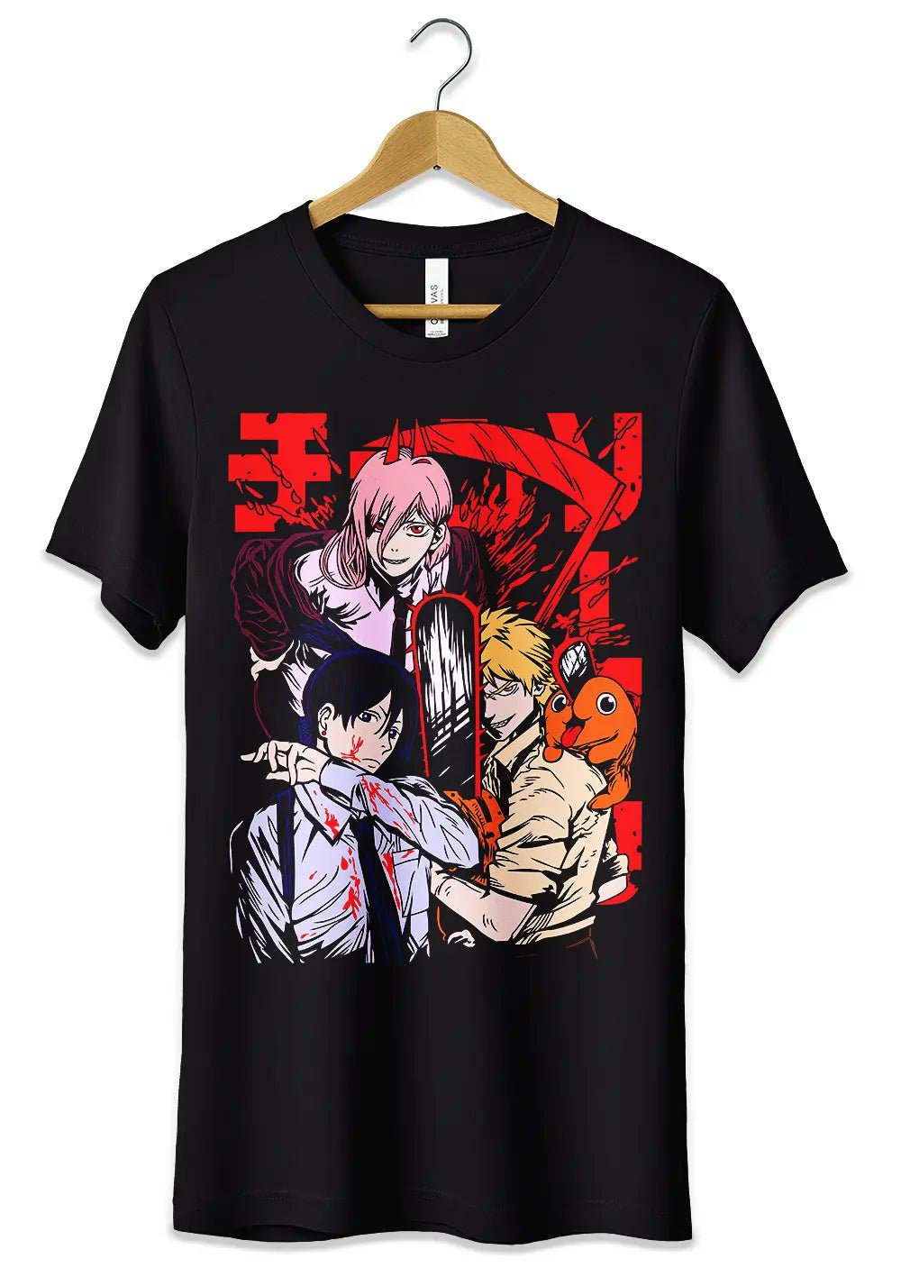 T-Shirt Maglietta Denji Pochita Makima Chainsaw Man - StepByStep