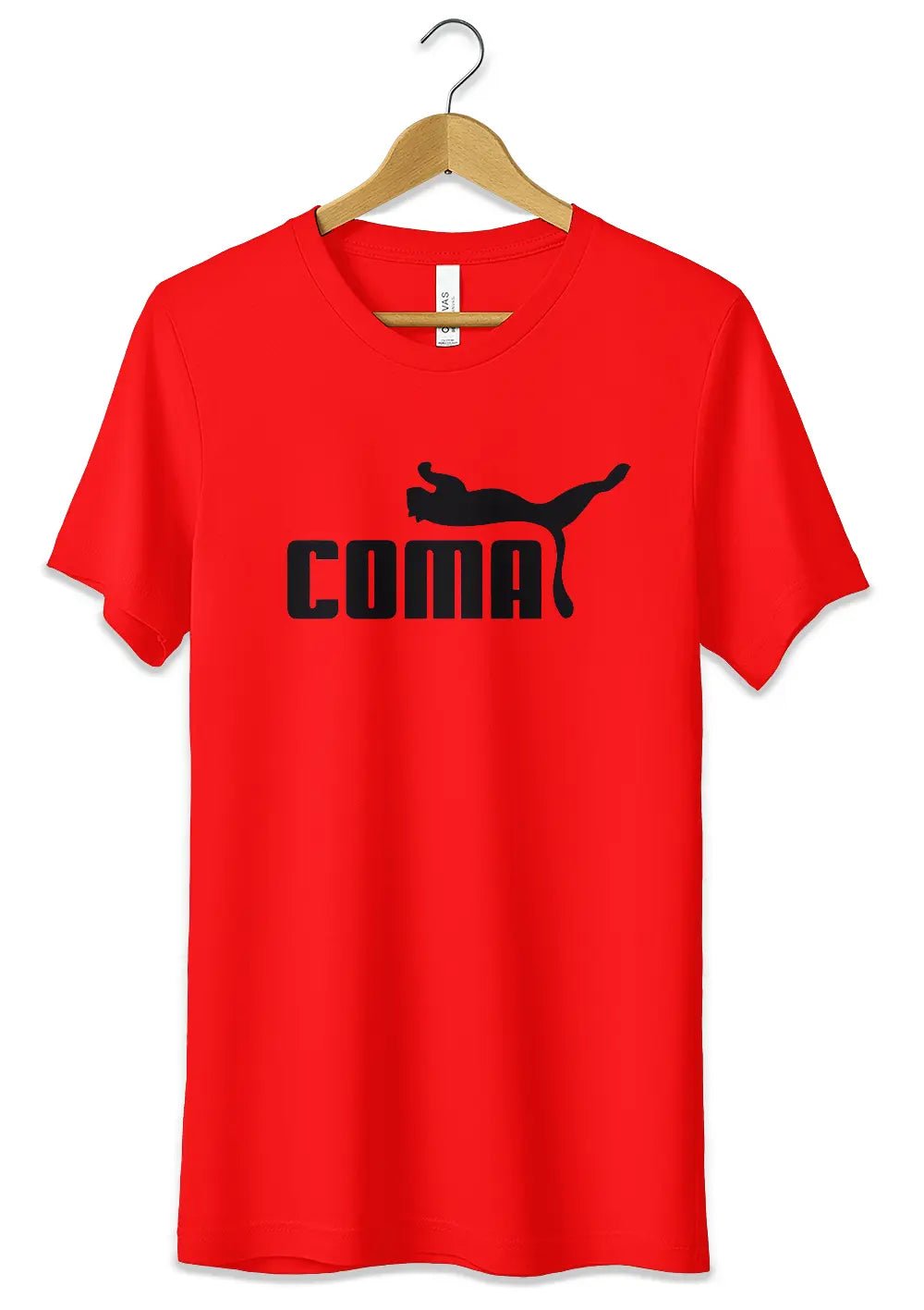 T-Shirt Maglietta Divertente Coma Logo Fake Puma Ironico - StepByStep