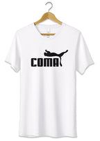 T-Shirt Maglietta Divertente Coma Logo Fake Puma Ironico - StepByStep