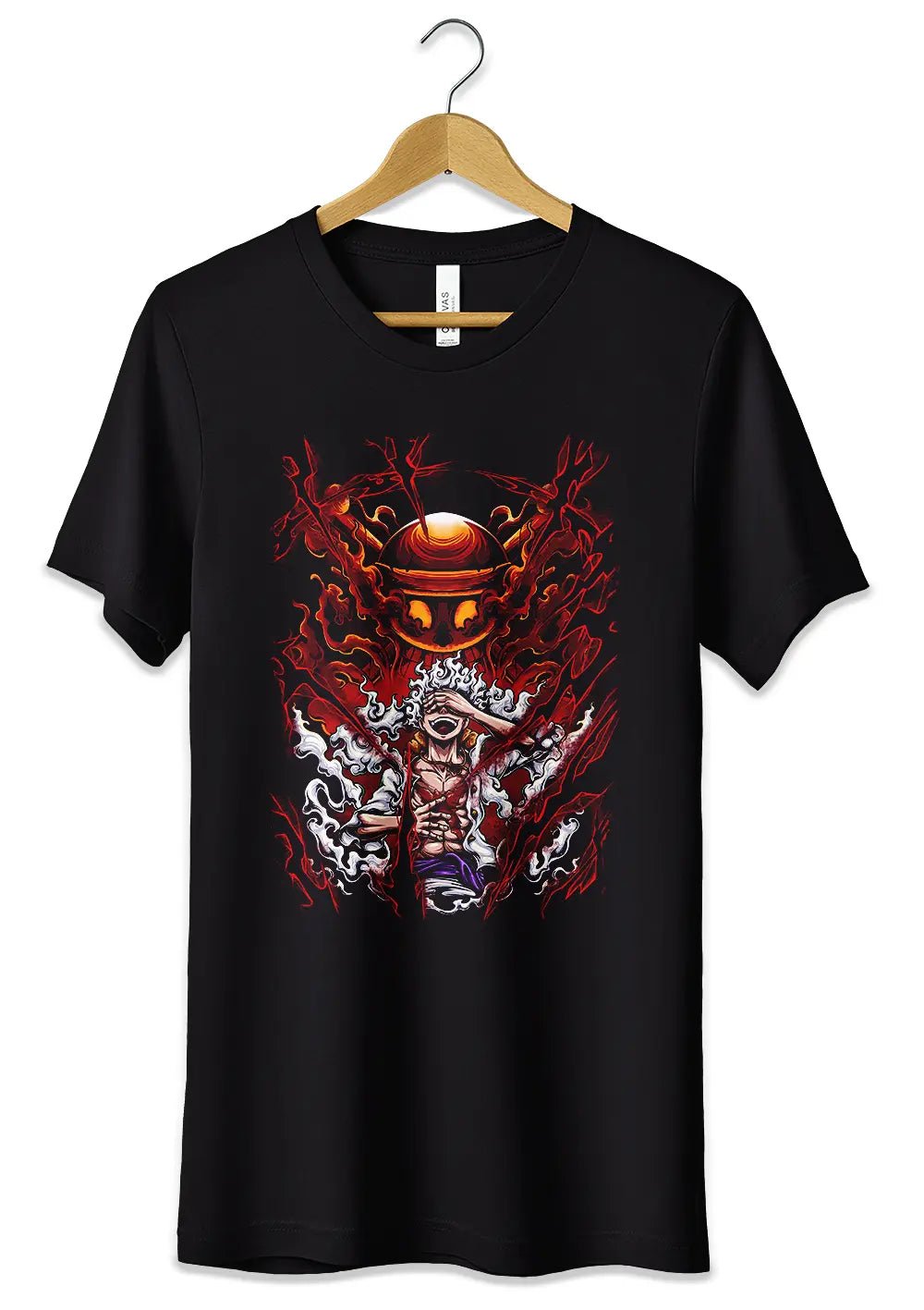 T-Shirt Maglietta Fronte o Retro Monkey D Luffy Rubber Gear 5 One Piece - StepByStep