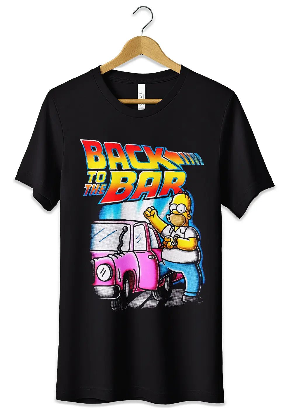T-Shirt Maglietta Homer Simpson Back to the bar - StepByStep
