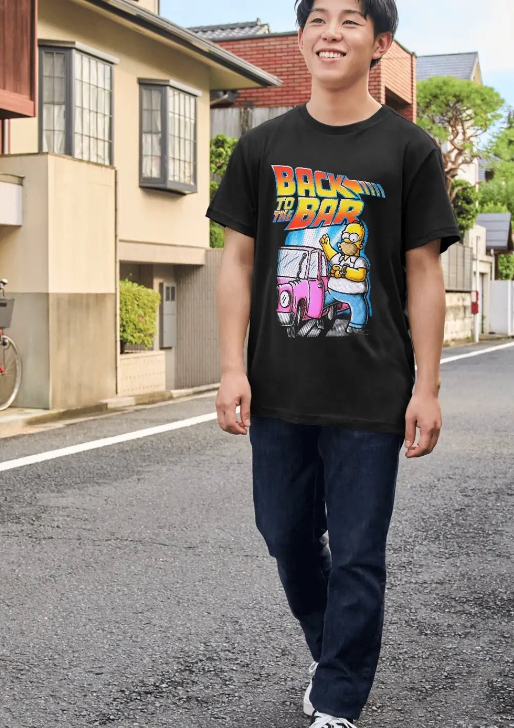 T-Shirt Maglietta Homer Simpson Back to the bar - StepByStep