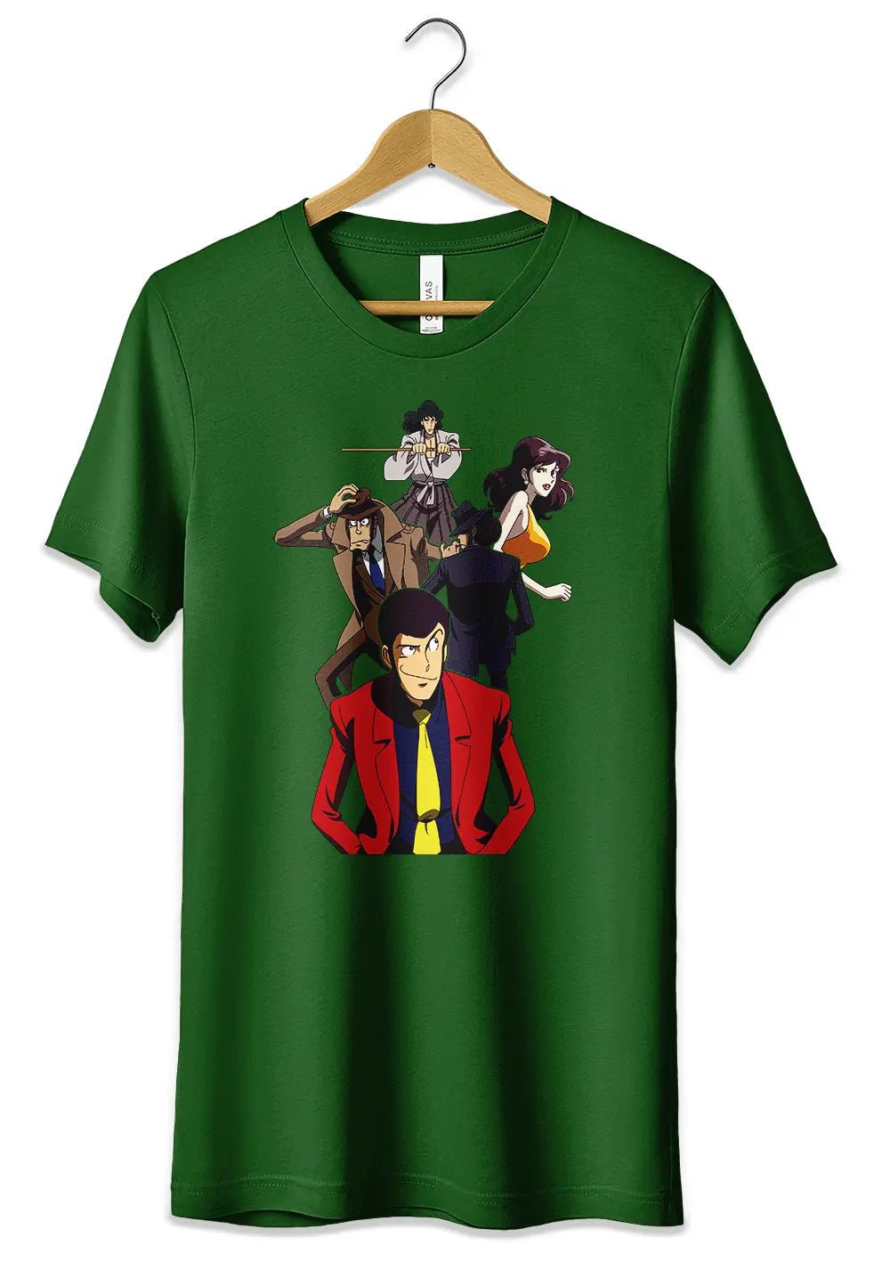 T-Shirt Maglietta Lupin Jigen Goemon Fujiko Zenigata - StepByStep
