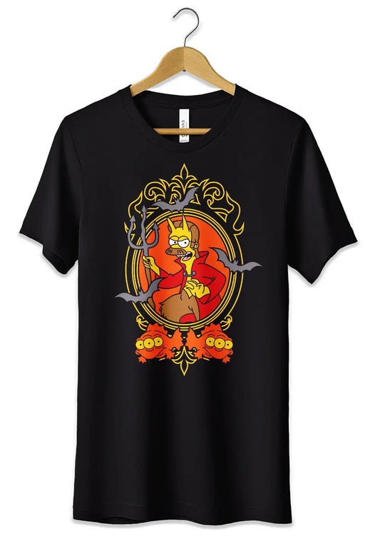 T-Shirt Maglietta Ned Flanders Demone - StepByStep