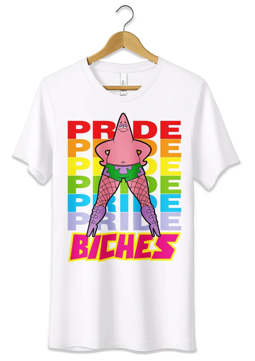 T-Shirt Maglietta Patrick Stella Pride Divertente - StepByStep