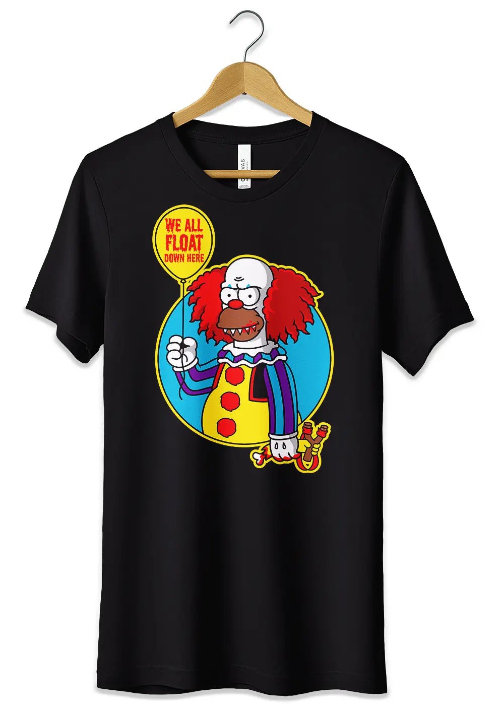 T-Shirt Maglietta Pennywise Homer Divertente - StepByStep