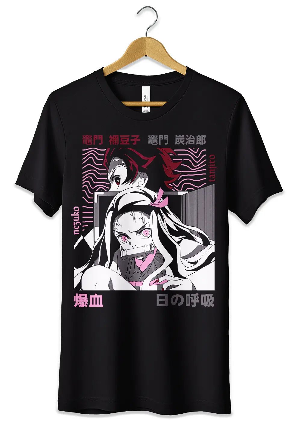 T-Shirt Maglietta Tanjiro e Nezuko Demon Slayer Anime - StepByStep