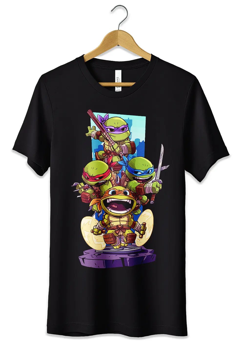 T-Shirt Maglietta Tartarughe Ninja Cartoons Style - StepByStep
