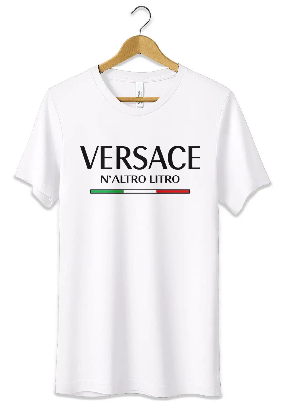 T-Shirt Maglietta Versace N'Altro Litro Parodia Divertente - StepByStep