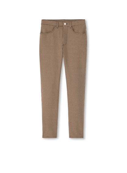 Tapered Plaid Pant (Khaki Multi) - StepByStep