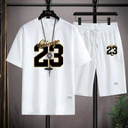 The 2025 summer new men's set features street fashion casual comfort softness breathability and 3D digital pattern printing - StepByStepNow
