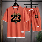 The 2025 summer new men's set features street fashion casual comfort softness breathability and 3D digital pattern printing - StepByStepNow
