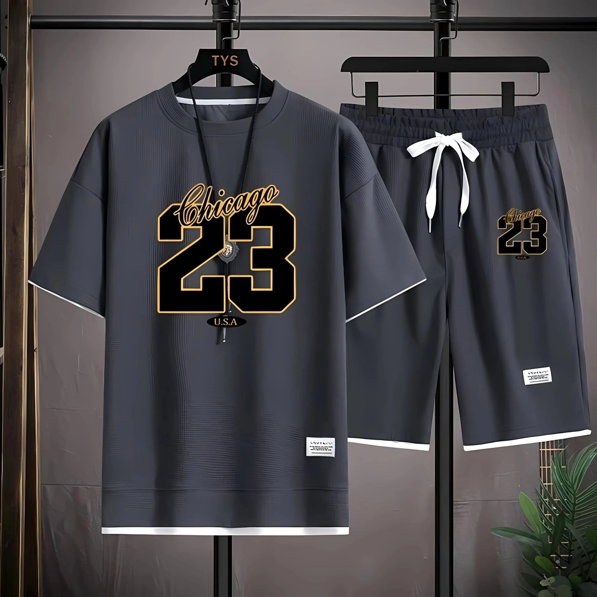 The 2025 summer new men's set features street fashion casual comfort softness breathability and 3D digital pattern printing - StepByStepNow