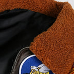 Top Gun: Maverick Aviator Pilot Leather Jacket Men's Brown Winter Jacket Air Force Collar Coat Halloween Cosplay Outfits - StepByStep