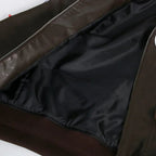 Top Gun: Maverick Aviator Pilot Leather Jacket Men's Brown Winter Jacket Air Force Collar Coat Halloween Cosplay Outfits - StepByStep