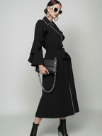 TRIBECA Ruffle Long Coat BYMANYC ® New York - StepByStep