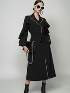TRIBECA Ruffle Long Coat BYMANYC ® New York - StepByStep