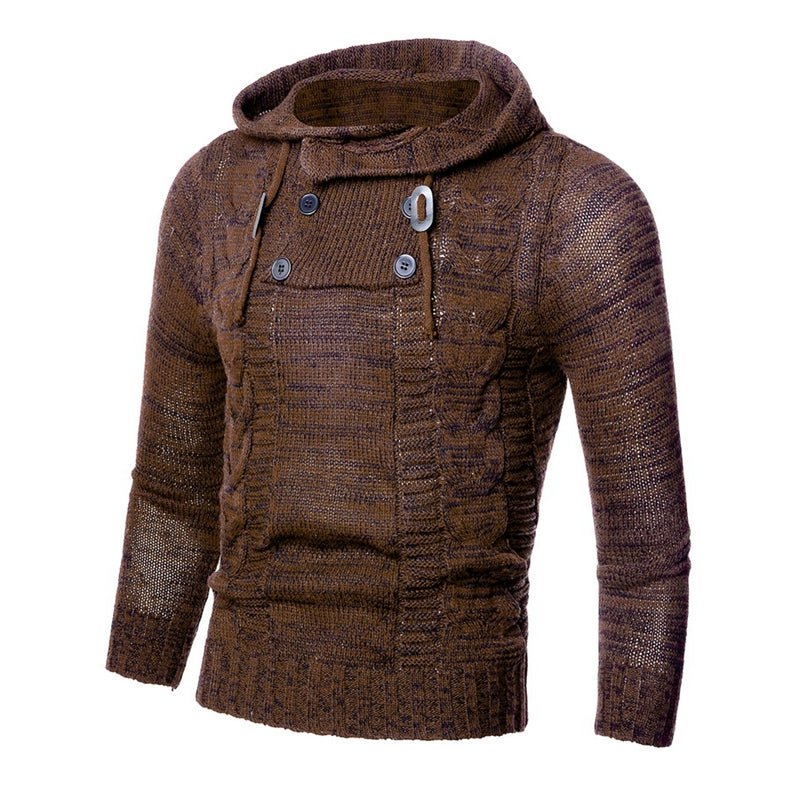 Turtleneck hooded sweater - StepByStepNow