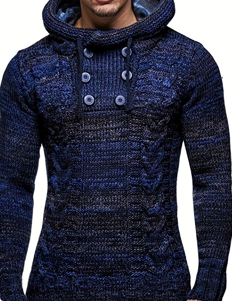 Turtleneck hooded sweater - StepByStepNow