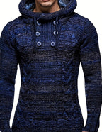 Turtleneck hooded sweater - StepByStepNow