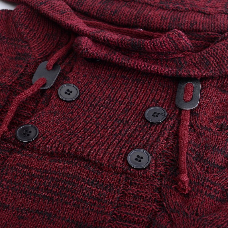 Turtleneck hooded sweater - StepByStepNow