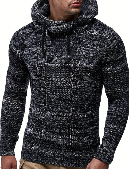 Turtleneck hooded sweater - StepByStepNow