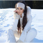 Tuta con cappuccio antivento chic sci snowboard - StepByStepNow